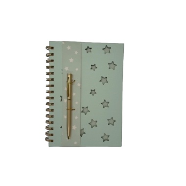 Spiral Notebook w/Pen 6 x 8.5
