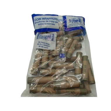 N.F.S PAPER $0.10 COIN ROLLERS 36/PK
