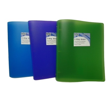 Poly Binder 1 Assorted Colours Better Everyday - each sold individually