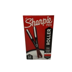 Roller Pen 12pk. Red Ink 0.7mm Sharpie (or $0.99ea)