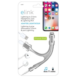 Adaptor - Lightning™ to 3.5mm Headphone Jack + Charging
