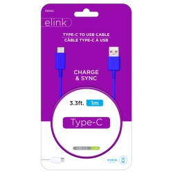 Cable - USB Type-C® 3.3ft Blue