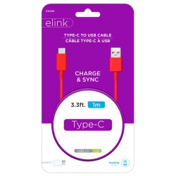 Cable - USB Type-C® 3.3ft Red