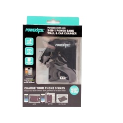 Power Bank 3-in-1 Portable 2600 Mah Powerxcel