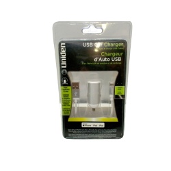 USB Car Charger w/6' Lightning Sync & Charge Cable Uniden