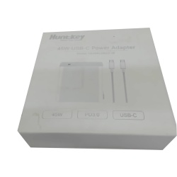 USB-C Power Adapter 45W PD Charger Huntkey