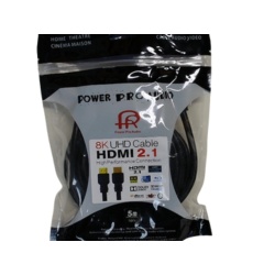 Cable HDMI  2.1 18.0Gbps 8K round 5 meter power pro audio