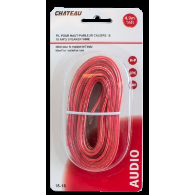 Speaker Wire 18g 16ft Hank