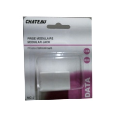 Coupler for cat5e or cat6 ethernet