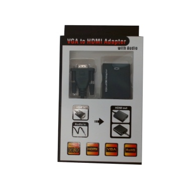 VGA to HDMI cable adapter with audio male - female