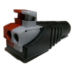 DC plug 2.1mm with push button terminal