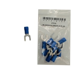 Terminal Insulated Fork Type Stud Size 1/4 bag of 10"