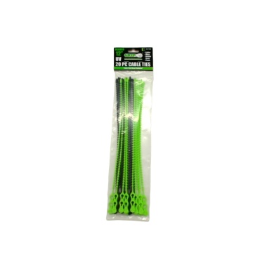 12 Beaded Cable Ties 20pk. Grip