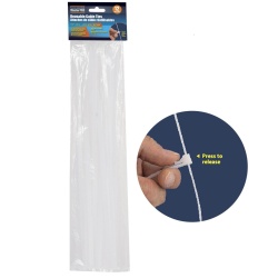Cable Ties Reusable 12-PC, 8mmx15.7, header card Home Essentials Master Pro"