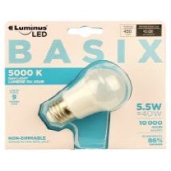 LUMINUS LED BASIX A15 5000K