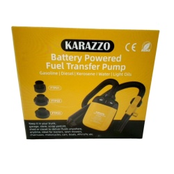Battery Powered Fuel Transfer Pump Karazzo