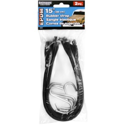 Bungee rubber strap 15 2pc"