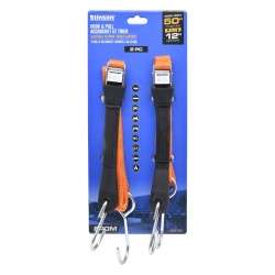 Hook & Pul 2PCl Adjustable Tie Down With J & S Hooks 0.8in x 4ft