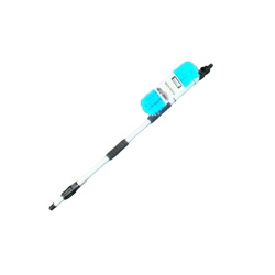 Telescopic Wash Brush Flow-thru 60 Extendable Handle Grip"