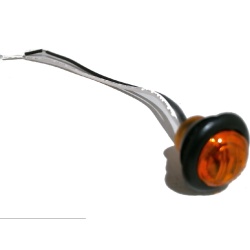 Marker Light 3/4 Round Amber LED"