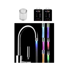 7 LED Color Changing Faucet attachment - Fits Most Taps & Lights Up on Water Pressure