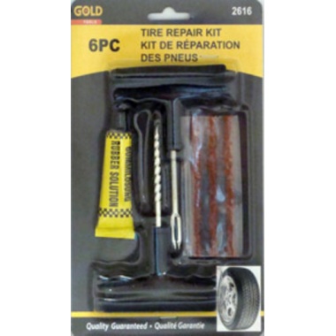 Tire repair kit 6 pieces