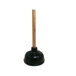 Plunger Varnished Handle Action-1  21 2-in-1"