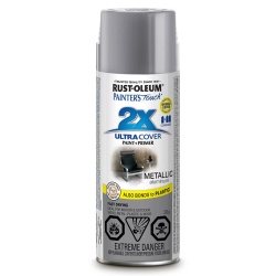 Rustoleum Metallic Aluminum Painters Touch 2X Spray Paint 340G
