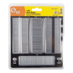 Multi 18GA Brads 3/4, 1", 1-1/4", 1-1/2", 2""