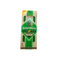 Sandpaper Speed Sheets 80 Grit 3-2/3 x 9" 5pk. Gator"
