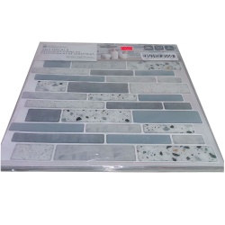 Wall Decal Multi Rec. Tile Blues/Terrazzo iDesign