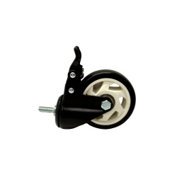 Caster Wheels Stem 4 4pk. Total Lock Black (Or b/u $9.99ea.)"