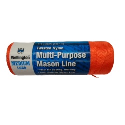 Multi Purpose Mason Line #18 X 525' Twisted Nylon Orange Medium Load Wellington