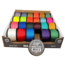 Nano Cord 9/32 X 300' Assorted Colours - each sold individually"