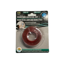 Acrylic gel tape - double sided - use instead of nails or screws - holds up to 5.5lbs. 2.5kg