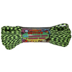 Zombie Rope Neon Green/Black 100' 550 Paracord