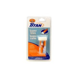 Glue Super Titan 1g/ Tube 4 Tubes/pk.