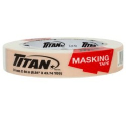 TITAN MASKING TAPE 24mm X 40m 48/CS
