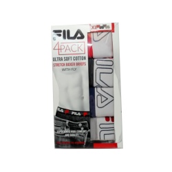 Stretch Boxer Briefs 4pk. XL w/Fly Fila Ass't