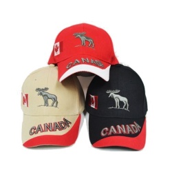 Baseball Hat Canada Cotton Asstd