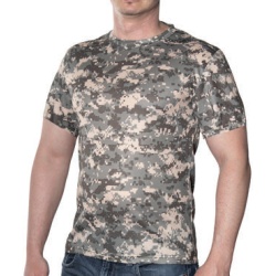 Military T-shirts Large Acu Digital Kwik Dry Short Sleeve