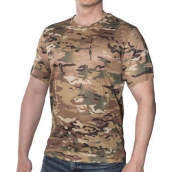 Military T-shirts Medium Uniflage Kwik Dry Short Sleeve