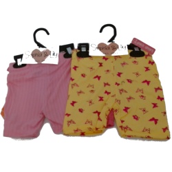 Bike Shorts Girls Size 4-6x 2pk. Sophia & Lily(endcap)