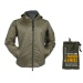 Men's ultralight packer shell army Xlarge