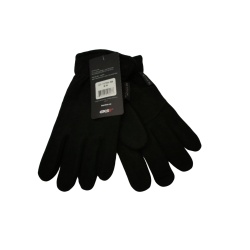 Heatlok Lined Gloves Medium Black Deerskin Leather & Polyester