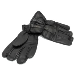 Padded Leather Gloves Men's Black Assorted Sizes - each sold individually