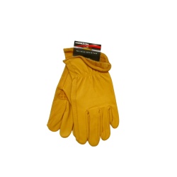 Cowhide Driver Leather Work Gloves Large Horizon