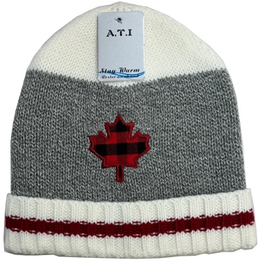 Winter hats Canada white