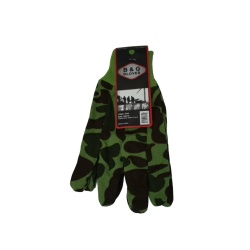 Gloves Men's Camo Jersey B & G Gloves