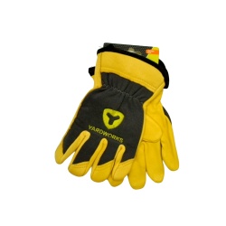Goatskin Leather Work Gloves Medium Yardworks